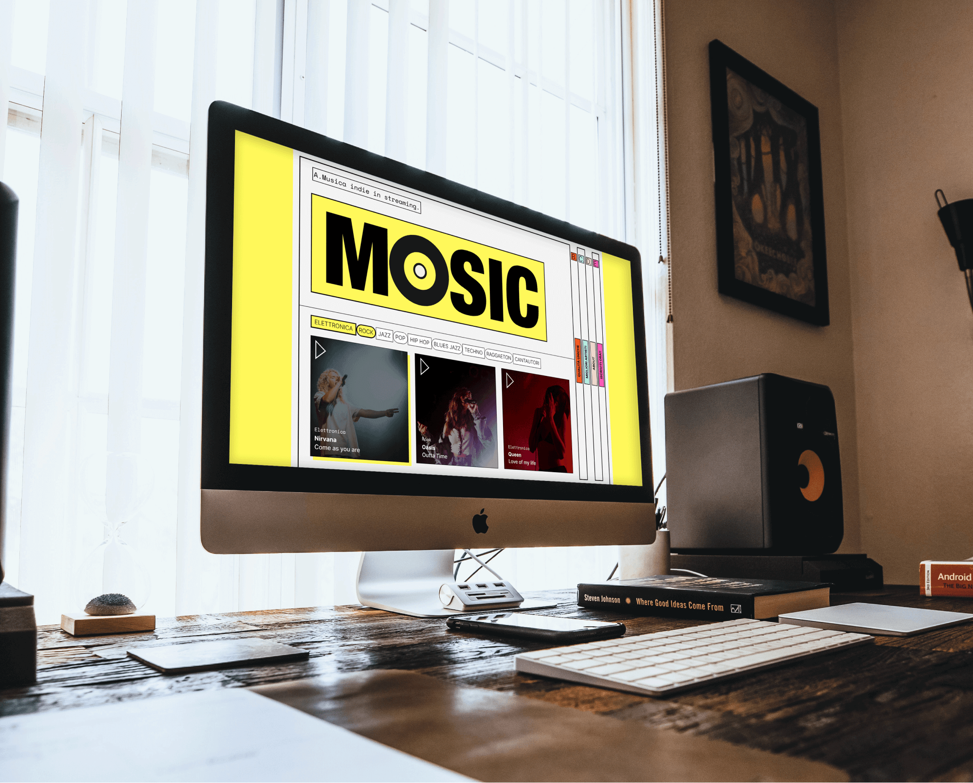 mockup mosic website