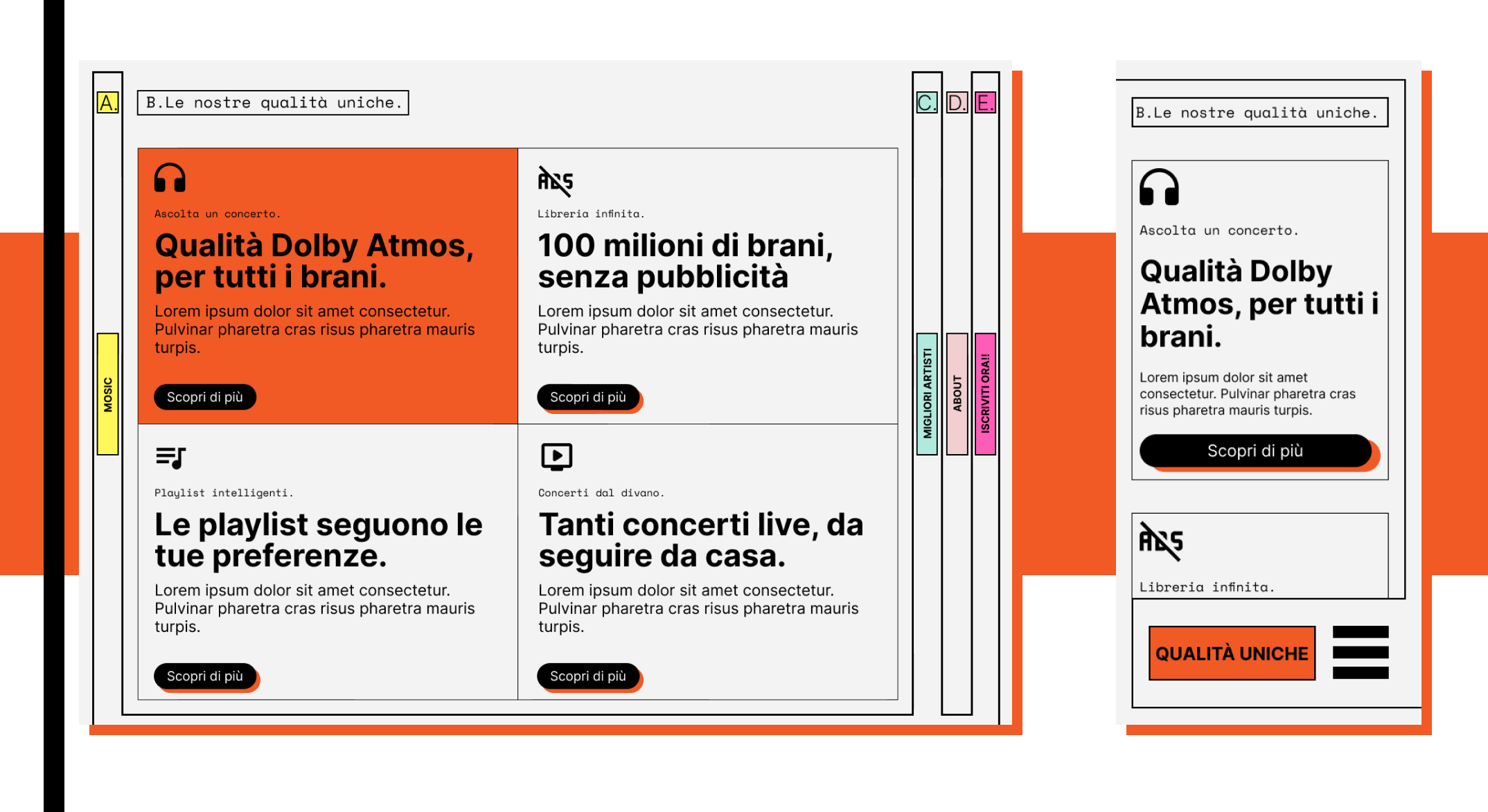 mockup mosic website