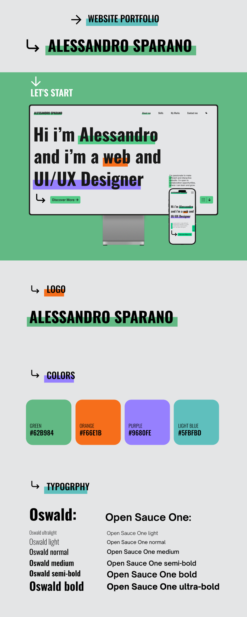 mockup mosic website