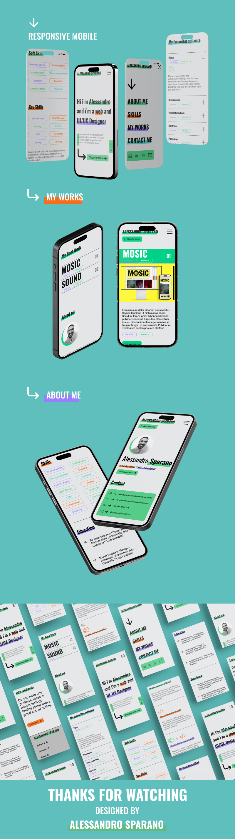 mockup mosic website