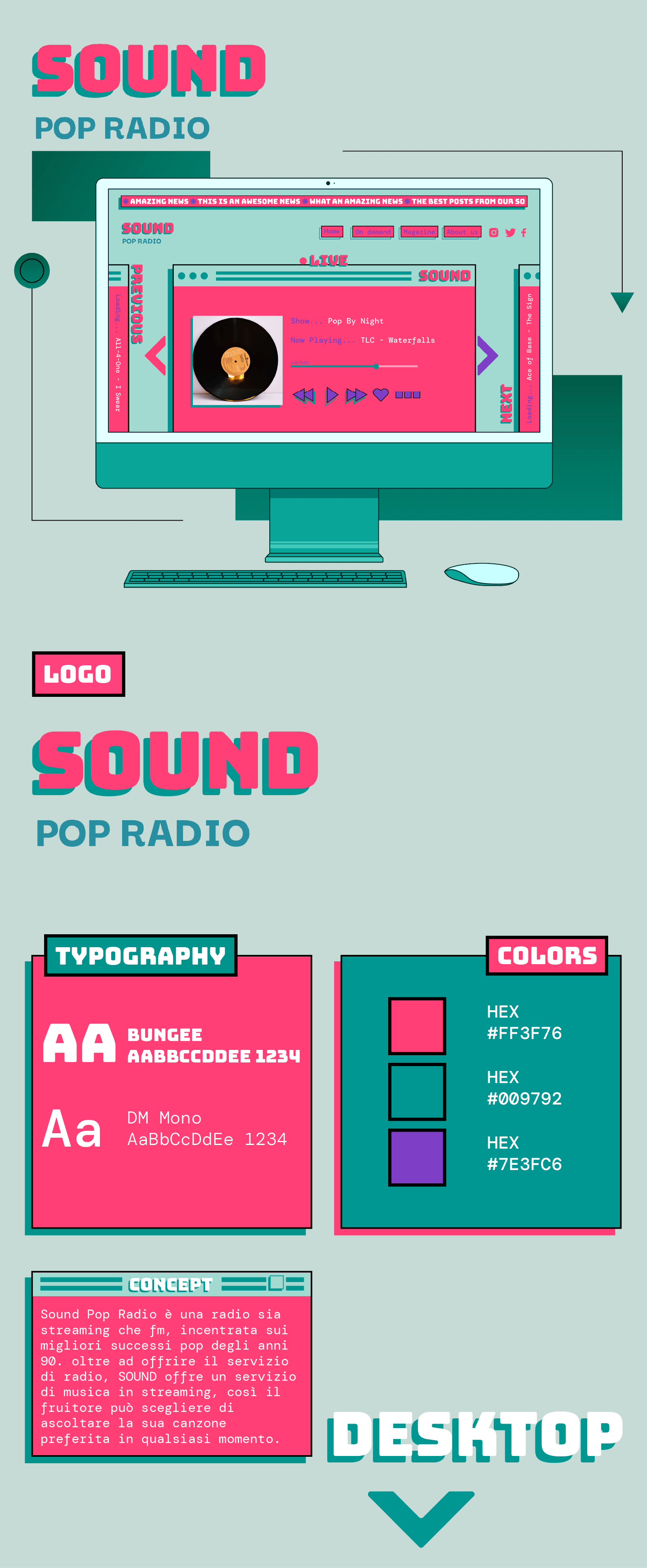 mockup mosic website
