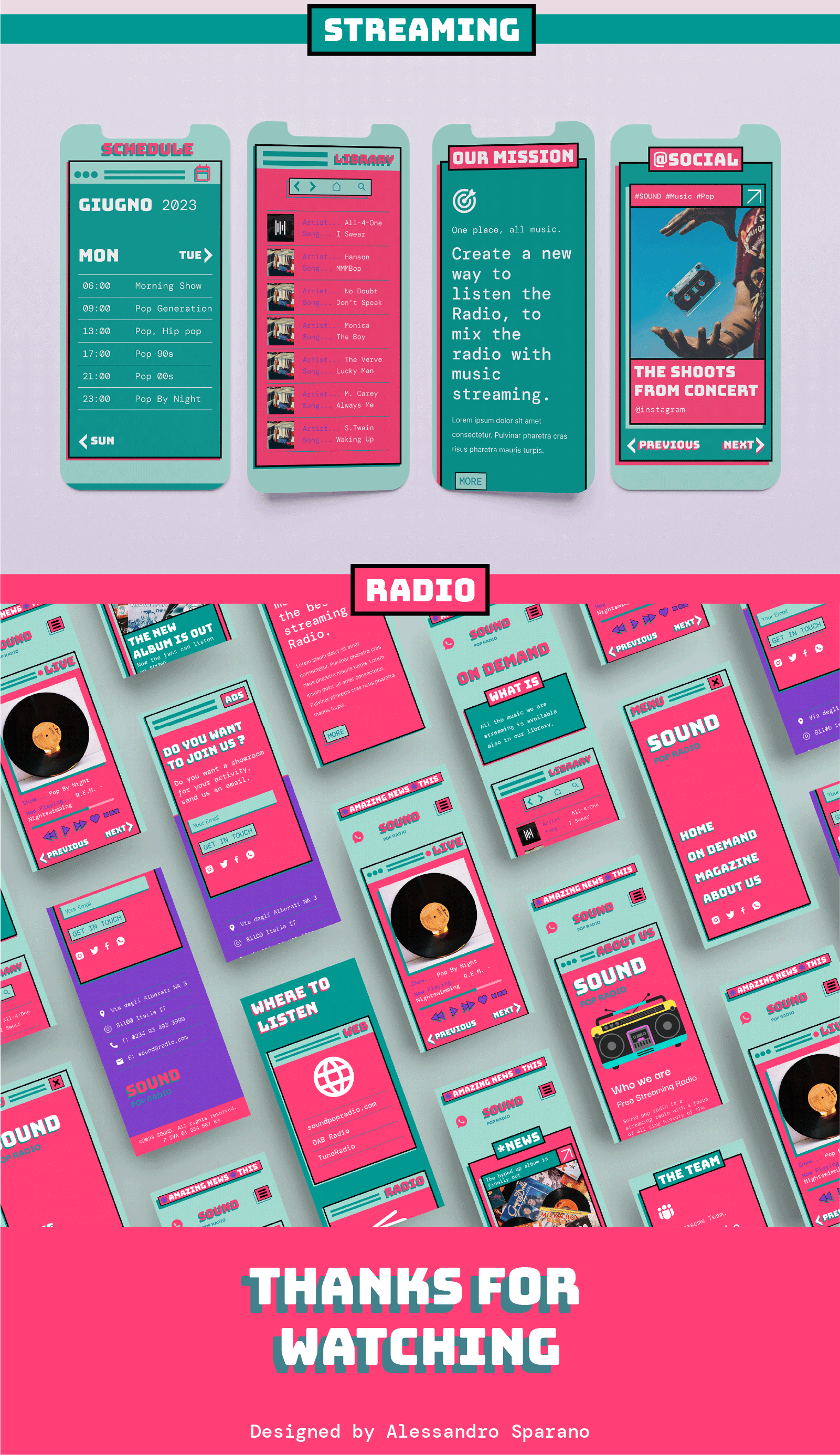 mockup mosic website